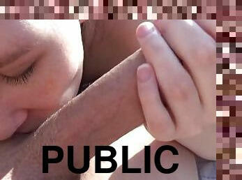 Dangerous public sex in the park cum inside part 1