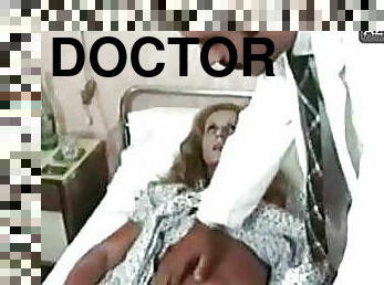 A. Borel in 1976 movie examined by a doctor 