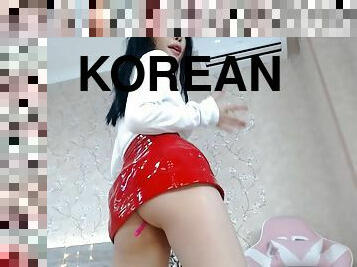 sayang, mainan, upskirt-bagian-dalam-rok, webcam, kecil-mungil, korea