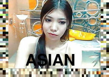 asiatisk, onani, brystvorter, gammel, tenåring, 18år, webkamera, eldre-older, biseksuell