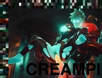 Will-o'-the-wisp Tracer Fucked and Creampied