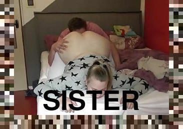 Sex in bed with phat ass step sister