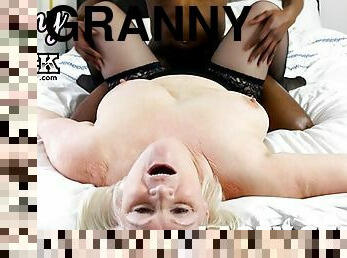 GRANNYLOVESBLACK - Thick Black Dick Vs. Granny