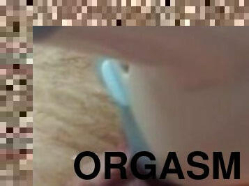My boyfriend orgasm by foreskin play
