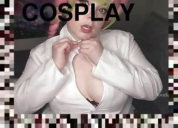 KiraSpitQueen Mitsuri Cosplay Demon Slayer Tease & Masturbation