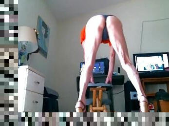 Little workout video feature ass and legs ~