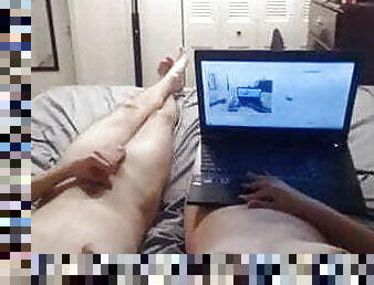 amateur, pasangan, hubungan-sex, webcam, meghisap