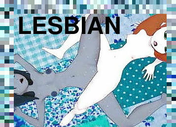 orgasme, vagina-pussy, kurus, diikatkan-pada-tubuh, lesbian-lesbian, latina, berambut-merah, bersetubuh, animasi, jenis-pornografi-animasi