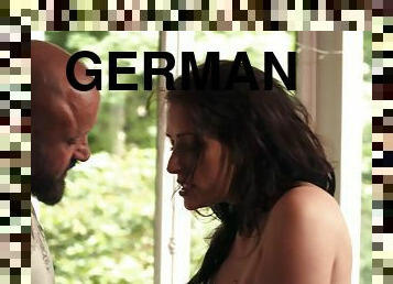 groß-titten, dilettant, anal-sex, reifen, deutsch, brunette, saggytits