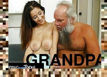 GrandpasFuckTeens Old Perv Just Wants To See Darcia Lee's Amazing Knockers Before They Fuck!