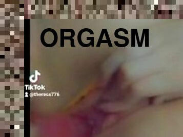 Toyed orgasm