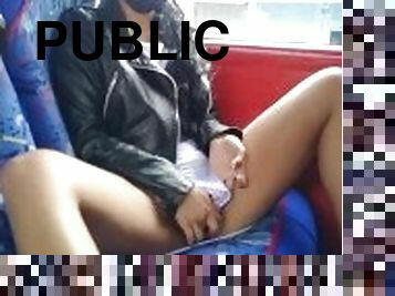 masturbating in public