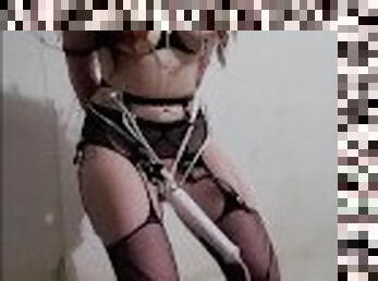 orgasme, amateur, ados, jouet, bdsm, couple, rousse, lingerie, solo, bondage