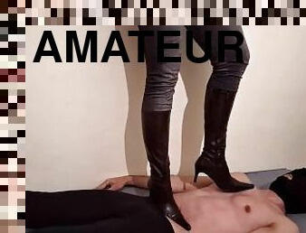 amateur, bdsm, couple, pieds, fétiche, bondage, bottes, talons-hauts