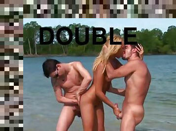 Double Penetration On The Beach With Barbie Banxxx
