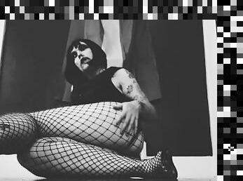 JOI, Masturbation, Orgasms, From Kinky Queer Trans Boy In Fishnets