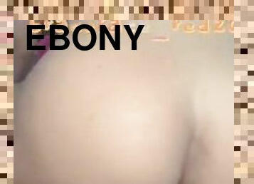 Freaky Ebony cheats on boyfriend w a thick BBC Full Video on Of @braceface_red20 )
