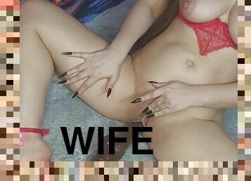 Blonde wife loves black dick