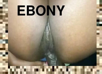 Ebony anal teen