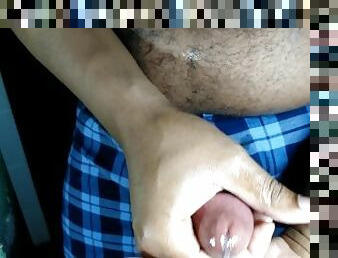 1 Yr Anni versary July 2020 - July 2021 Black Chub Jerks Uncut Cock, Moans and Nuts, Cums Hard