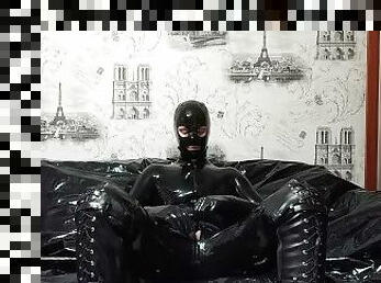 onani, russisk, amatør, kæmpestor-pik, spiller, bdsm, fetish, latex, solo, bondage