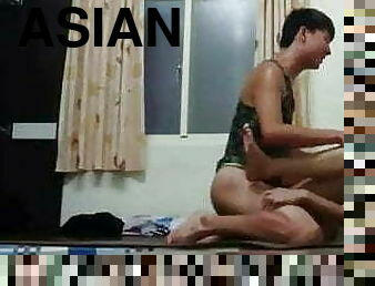 Asian couple&rsquo;s homemade sex tape 