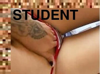 Sexy student sends a horny video for her best friend