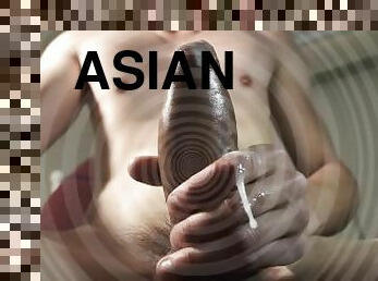 asia, amatir, cumshot-keluarnya-sperma, penis-besar, homo, sudut-pandang, seorang-diri, penis