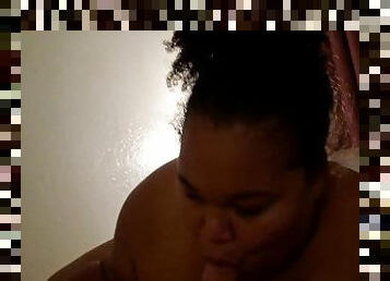 BBW Black girl giving that sloppy toppy