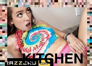 Brazzers - Bailey Base Surprises Her Roommate Jimmy Michaels With A Rimjob & He Fucks Her Doggystyle