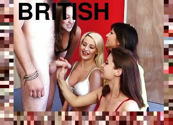 British dominatrix sucking pervert