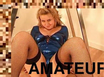 amatérske, ponožky, blondýna, webkamera, fantazijné, latex, sólo