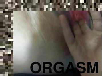 röv, storatuttar, masturbation, orgasm, fitta-pussy, kvinnligt-sprut, fru, amatör, bbw, fingerknull