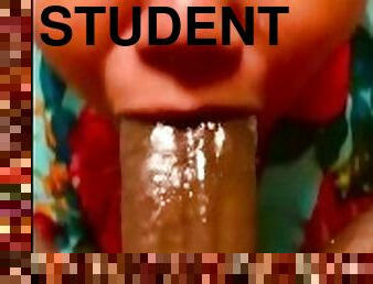 Redbone College Student Sloppy Deepthroating Thick BBC