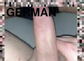 mastubasi, amatir, cumshot-keluarnya-sperma, remaja, jerman, sudut-pandang, seorang-diri, basah, penis