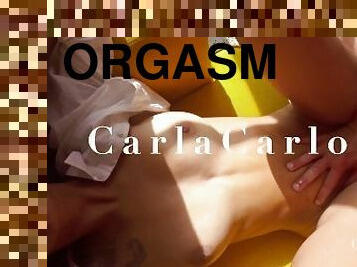 Squirting and Shaking Orgasms  4k CarlaCarlo Amateur
