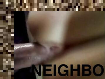 Neighbors wife takes my big hard cock doggystyle while husband is away