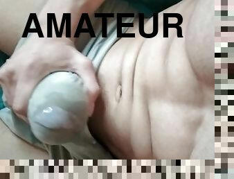 amateur, ejaculation-sur-le-corps, énorme-bite, ados, jouet, branlette, point-de-vue, collège, ejaculation, solo