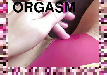 Panties Full Of Slime - Rubbing Clit And Getting Throbbing Orgasm - Incrediblegirl