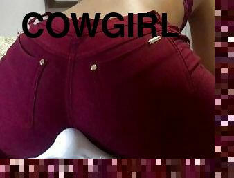 sucio, bragas, corrida, prieto, cowgirl, vaqueros, sexo-con-ropa, ropa-interior