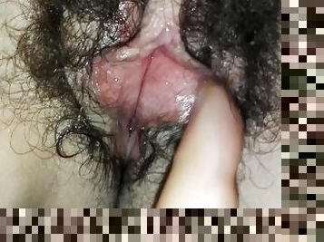 I Fingering Her Soft Pussy but She still had a little period on fourth day - Feal Anet