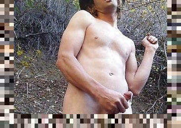 Outdoor Naked Fall Cowboy