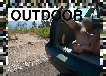 interrupted extreme outdoor anal play