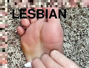 lesbian, gul, aýak, kirli, owadanja, fetiş, aýagyň-barmaklary