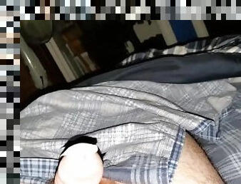 Putting hand cream on my cock to keep it soft, smooth looking for my fans