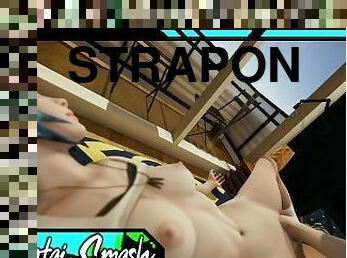 Chloe Price gets fingered and POV fucked with a strapon - Life is Strange Hentai.