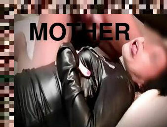 menghisap-zakar, peju, milfs, ibu, pasangan, merangkap, ibu-mother, fetish, latex