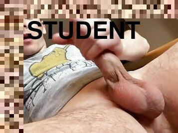 masturbation, orgasm, student, amatör, cumshot, tonåring, avrunkning, sprut, europeisk, euro