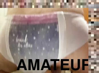 amatør, anal, homofil, riding, dildo, alene, våt