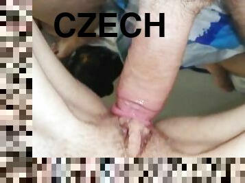 Afternoon tight Czech pussy fucking
